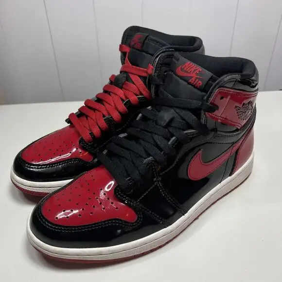 Size 8 - Jordan 1 Retro OG High Patent Bred - Picture 2 of 8
